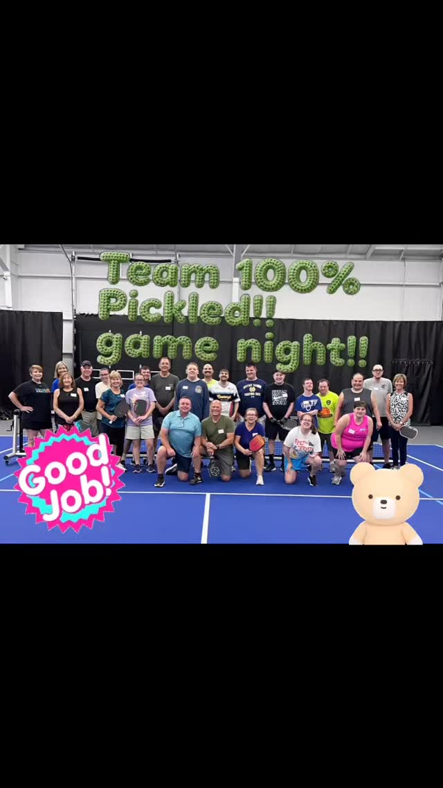 Our athletes had some special guests tonight to help them learn to play points in game!
Thank you everyone who volunteered! #pickleball #specialolympics #athlete #fyp #viral