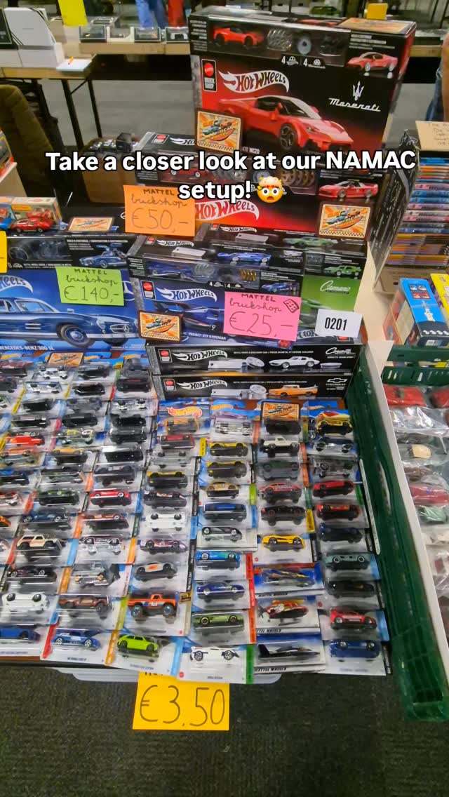 Take a closer look at our NAMAC setup! 🤯
Special thanks to @xelviiraa and @pam.dejong for helping out again! ❤️
#hotwheels #diecast #diecastcollector #hotwheelscollector
#fypシ❤️💞❤️