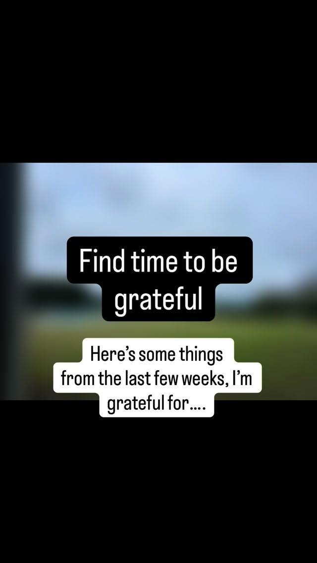 What are you grateful for?