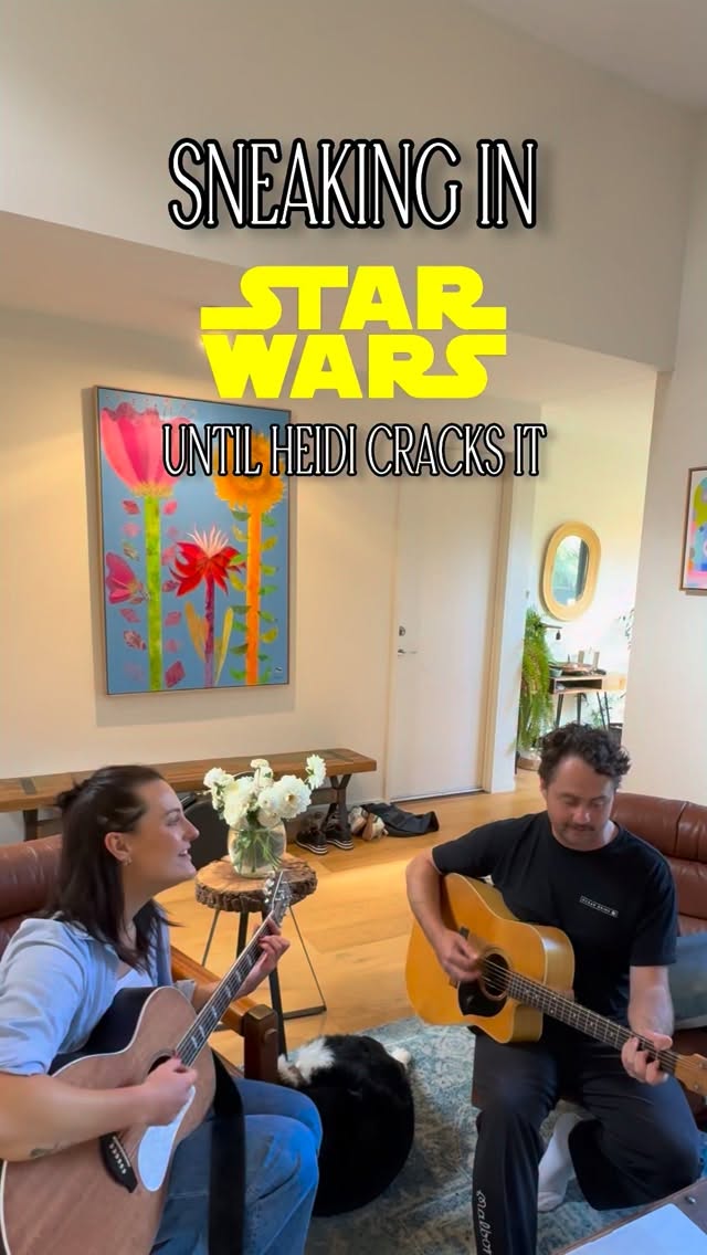 Should have waited until May The Fourth to post this with @heidimoncrieffmusic