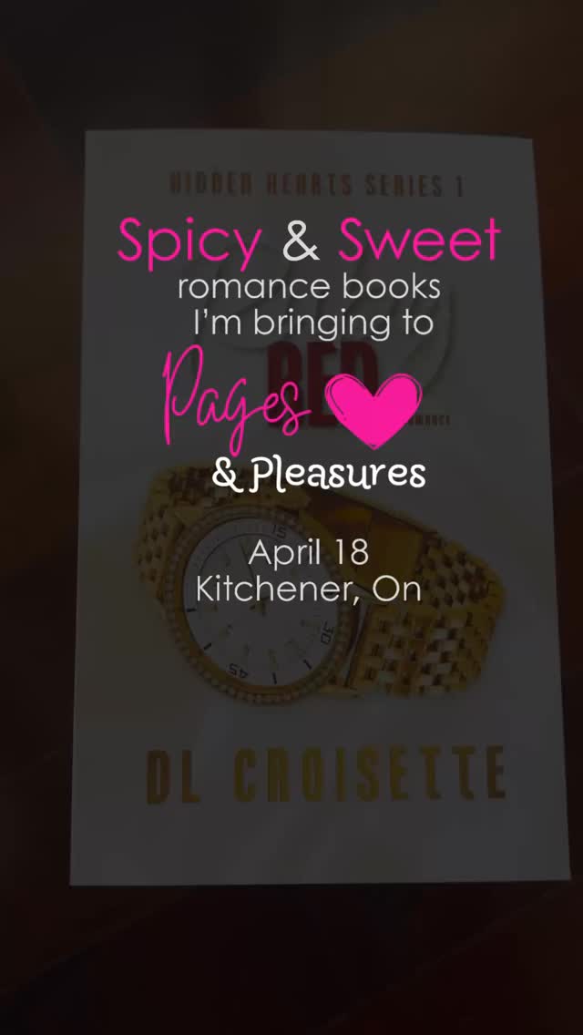 A few more sleeps until Pages and Pleasures and so many romance books.
Will I see you in Kitchener on April 18th?
@willadrewauthor