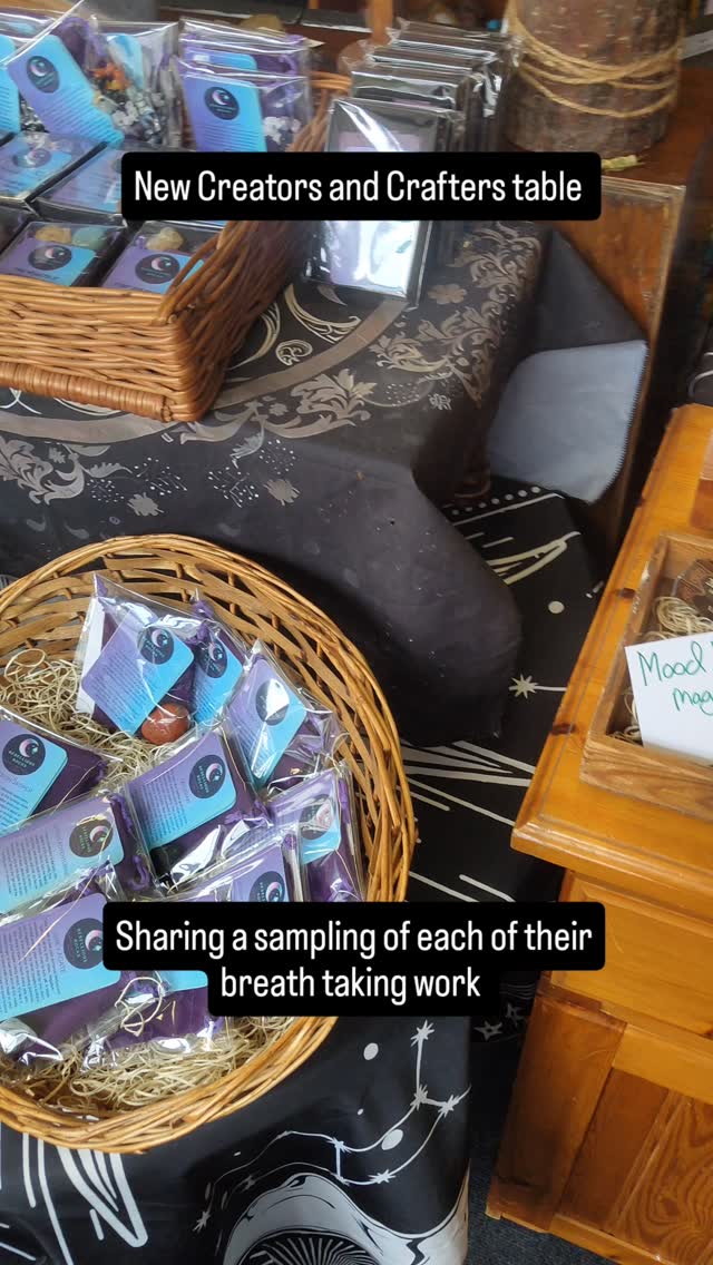Good afternoon Wytches, we've created a new central table sharing a sampling of each of our crafters and creators.
From tools such as Dryad's Wands & Smudging Fans by Darkwood Fae, to crochet Astrological Gauntlets by Dr Ali G's Repository of Ancient Wisdom and @squashblossomfibreart Witch Bags.
We've got Soap's, Crystals, Art and More!
See you all soon
Blessings of the Land Sea and the Sky ❤️❤️❤️❤️