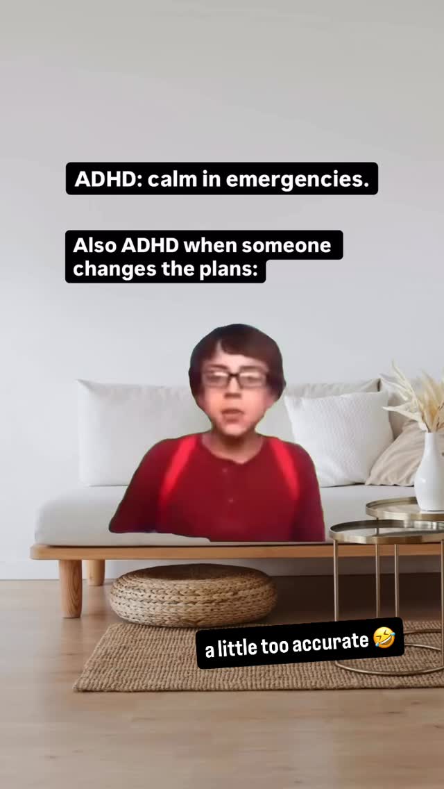 ADHD: calm in emergencies
Thrives in chaos.
Struggles with “hey, quick change…”
Because urgency and unpredictability hit the nervous system very differently.
In emergencies, the brain gets a surge of dopamine and adrenaline. Suddenly there’s clarity, focus, and a clear next step, everything the ADHD brain often struggles to self-generate.
But when plans change unexpectedly, there’s no urgency or structure to anchor onto. The brain has already built a “script” of what was going to happen, and now it has to rapidly rewrite it, shift attention, and regulate the emotional response… all at once.
It’s not inconsistency.
It’s regulation under different conditions.
#thewildflowerway #adhd #fyp #psychology #nurtureyou