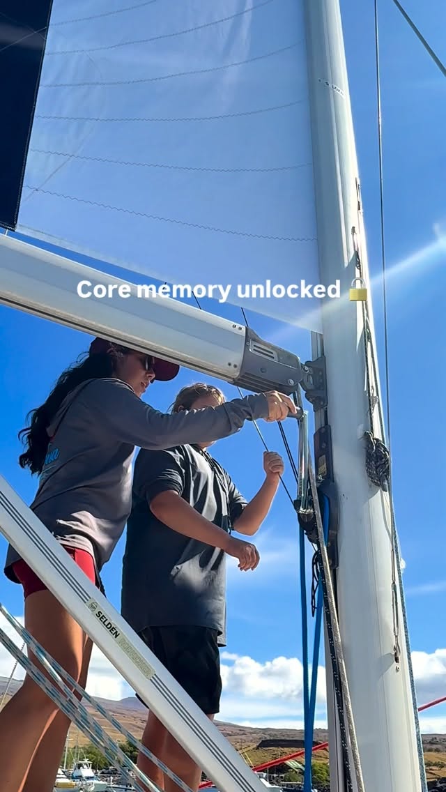 Just out here trying to create core memories every time we set sail ☺️⛵️