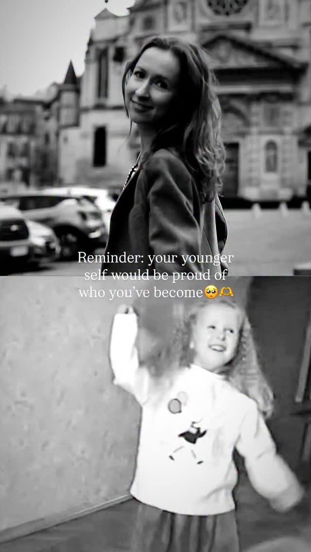 Don’t be hard on yourself. Keep working toward the dreams the child you once were had. If you feel lost, ask your younger self:they always knew what they wanted 🫶🥺
