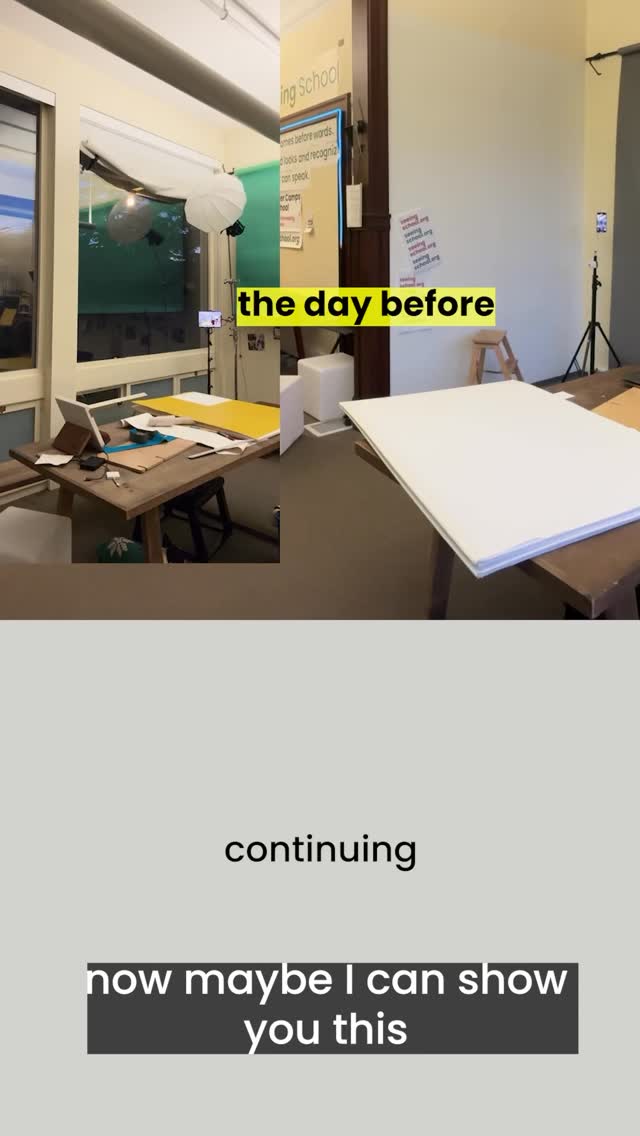 Just a little bit more from the process: prototyping, changing direction, switching materials, fixing those doesn’t hold and repeating it.