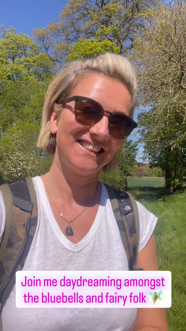 What a beautiful day for daydreaming among the bluebells and trees. Connecting with the seasonal energy of Beltane, where the fairy folk come out to play.
So much beauty and magic in simply slowing down to notice. To talk with the trees, feel our feet in the soil and collectively share a morning of forest bathing in the sunshine @whiteleafyurt @oxmoorfarm
#Beltane #FairyFolk #ForestBathing #Bluebells #buckinghamshire