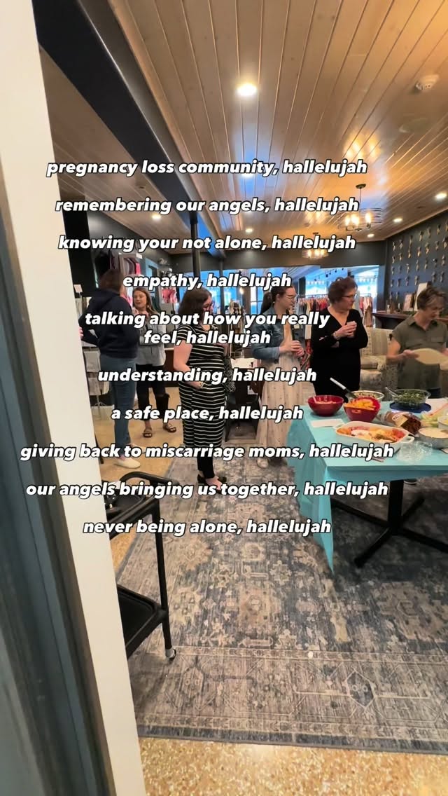 worst club but the best members, hallelujah ๐๐ผ๐ผ๐ผ๐ชฝ
.
this community keeps growing and Iโm so grateful
.
huge thanks to everyone who came out to the first annual potluck last night at @wildpreciousboutique Cedarburg! ๐ซถ๐ผ๐
.
drop an emoji below if youโre a miscarriage/pregnancy loss mama and could use a group like this
.
Schedule for next month on feed. Please know weโd love to have you any time to our Mommas of Angels events & support groups๐ฉต
.
.
.
.
#miscarriageandpregnancyloss #miscarriageawareness #miscarriagecommunity #ttccommunity #werisebyliftingothers