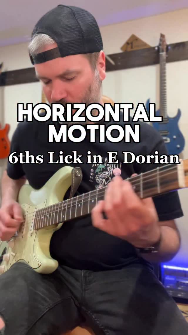 Using harmonized 6th intervals within the Dorian scale to move horizontally on the fretboard. The tabs and a short lesson on this topic are available on my patreon. Link in bio 🎸
#guitar #lesson #guitarlicks #guitarlessons