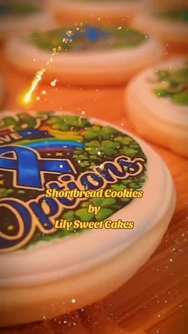 #shortbreadcookies #lilysweetcakes #coloncancerawareness #simplebaker #loyalcustomers❤️