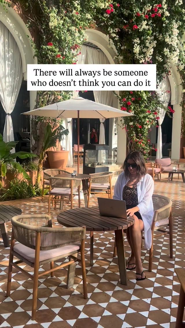 There will always be doubt…
The difference is… you can’t control what others think.
But you can choose what you believe in!
Back yourself. Even when it feels uncomfortable.
Even when you’re figuring it out as you go.
Because the only opinion that can actually stop you… is your own.
P.s. It feels fu**ing amazing when you prove the doubters wrong! Xx