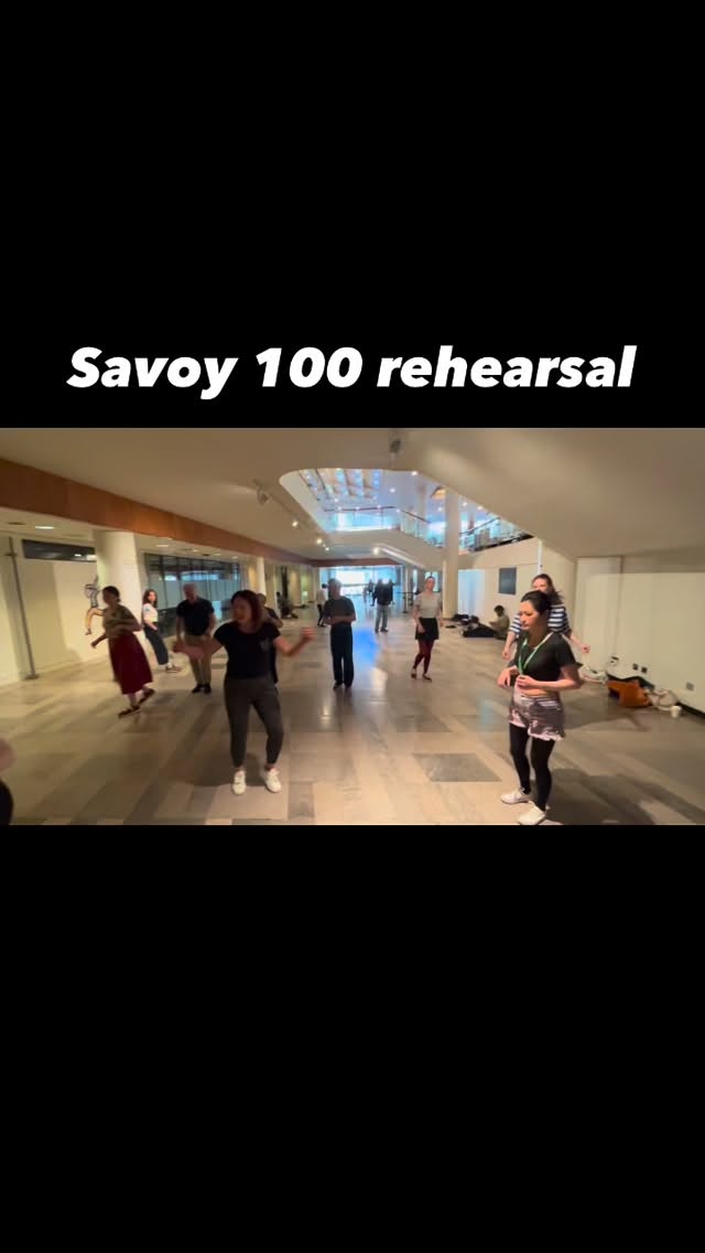 #savoy100 rehearsal with all London schools for your performance at the @Downtownjazzjam See you there folks!!