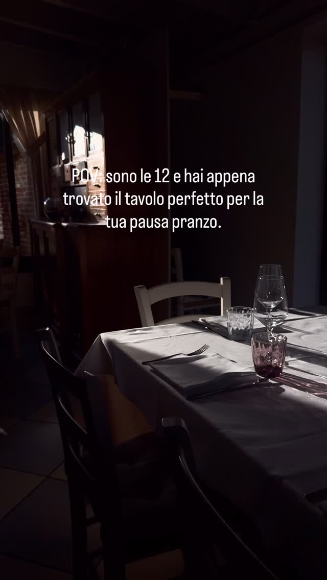 Martedì.
Lavoro.
Fame.
La pausa pranzo giusta.