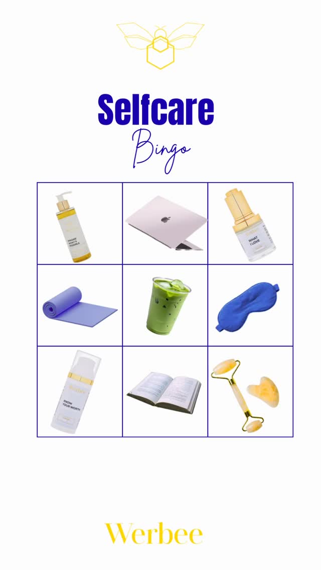Selfcare, ale w wersji, którą naprawdę pokochasz 💙🌟
Masz już swoje bingo? 🎯
Czas zwolnić, zadbać o siebie i… dobrze się przy tym bawić.
Z Werbee każdy moment selfcare to coś więcej niż rutyna -to Twój mały rytuał mocy
Daj znać w komentarzu: ile pól już odhaczyłaś? 👇