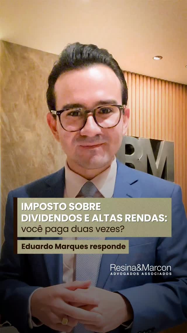 #Dividendos #Imposto #AltasRendas #DireitoTributario #ResinaMarcon