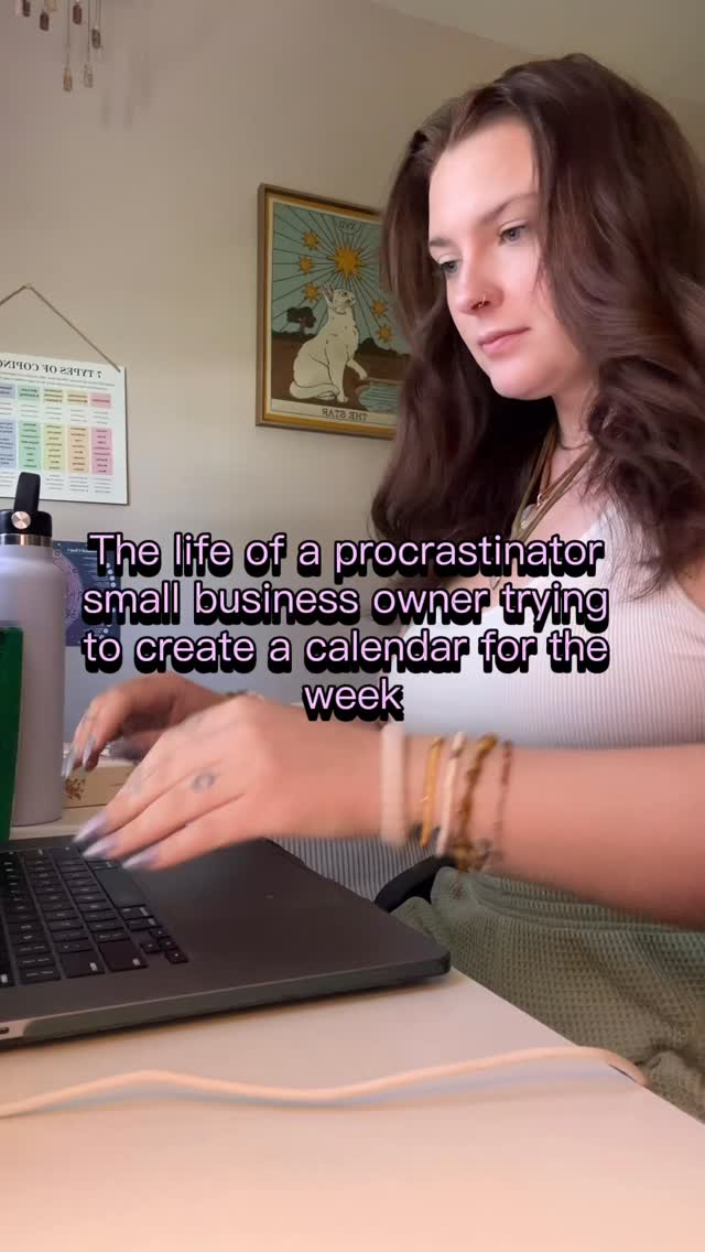 The queen of procrastination #SmallBusiness #groundyourself #trusttheprocess #business #apothecary