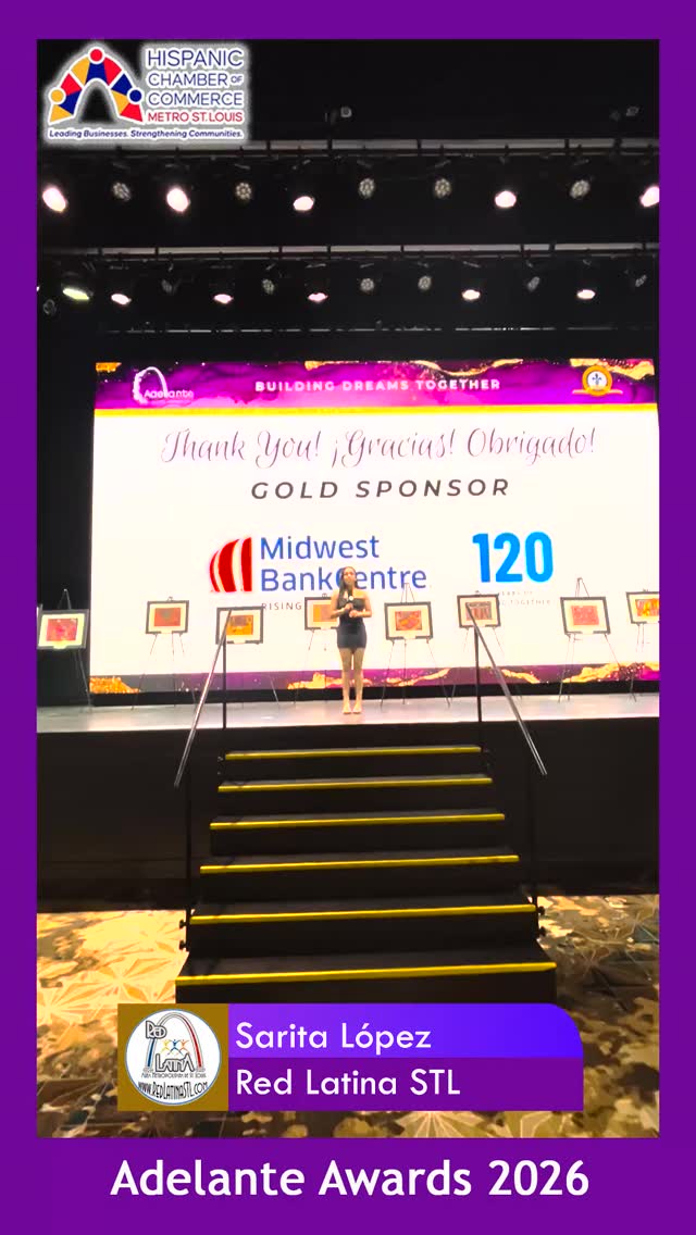 Adelante Awards 2026
Empresa Emergente del Año / Emerging Business
Zensia Coffee
#RedLatinaSTL #RedLatinaInforma #SeguimosCreciendo #LatinNetwork #AdelanteAwards #HCCSTL #StLouis #ComunidadLatina #Networking #Liderazgo #Empresarios #Latinos #ZensiaCoffee #GabrielaRamirez
