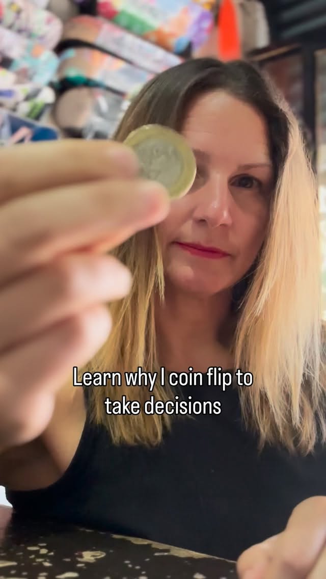 Not the result. What you hoped for while it was in the air.
That's it. That's the whole thing.
If you flip a coin and it lands on heads, but your stomach drops, your body just answered. Not the coin. You already knew. The flip just gave you a safe container to feel it.
This is the oldest somatic coaching tool nobody calls somatic. No mat. No breathwork. No sitting still. Flip. Feel. Notice. Which side are you hoping for?
For ADHD-friendly decision-making, this cuts through overthinking loops in two seconds. Not because it decides for you. Because it lets your nervous system speak before your brain talks you out of the answer.
The body knows. It usually knew before you even found the coin.
Save this for the next decision you've been going in circles on. Flip it. Don't look at the result first. Notice what you hoped for.
That's your answer.
#somaticcoaching #nervoussystemregulation #adhdfriendly
#decisionmaking