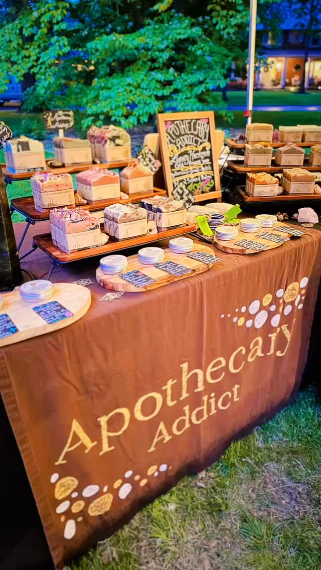 🌿✨🜁🜂🜃🜄✨🌿
What a day 🌸
The Dogwood Festival in Louisville was such a joy—truly a beautiful success. I had the most wonderful time sharing Apothecary Addict with so many new faces, and it meant so much to connect, talk, and place these creations into your hands. 🤍
To everyone who stopped by—whether you lingered, asked questions, or took something special home—thank you. Your support, curiosity, and kindness are what keep this work alive 🌿
And yes… the skies had their own plans toward the end ☔️—but even with the rain (and a bit of clean-up drama!), it didn’t take away from what was such a vibrant, memorable evening.
I’m so grateful to have been part of it, and already looking forward to next year ✨
With love and appreciation, always 🜁🜂🜃🜄
#DogwoodFestival #ApothecaryAddict #LouisvilleEvents #SpringMarkets #GratefulHeart