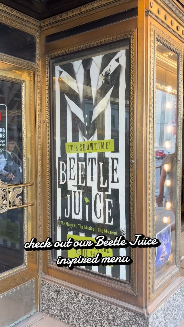 Missed the show? Stop by before the end of April to try out Beetlejuice-inspired treats!