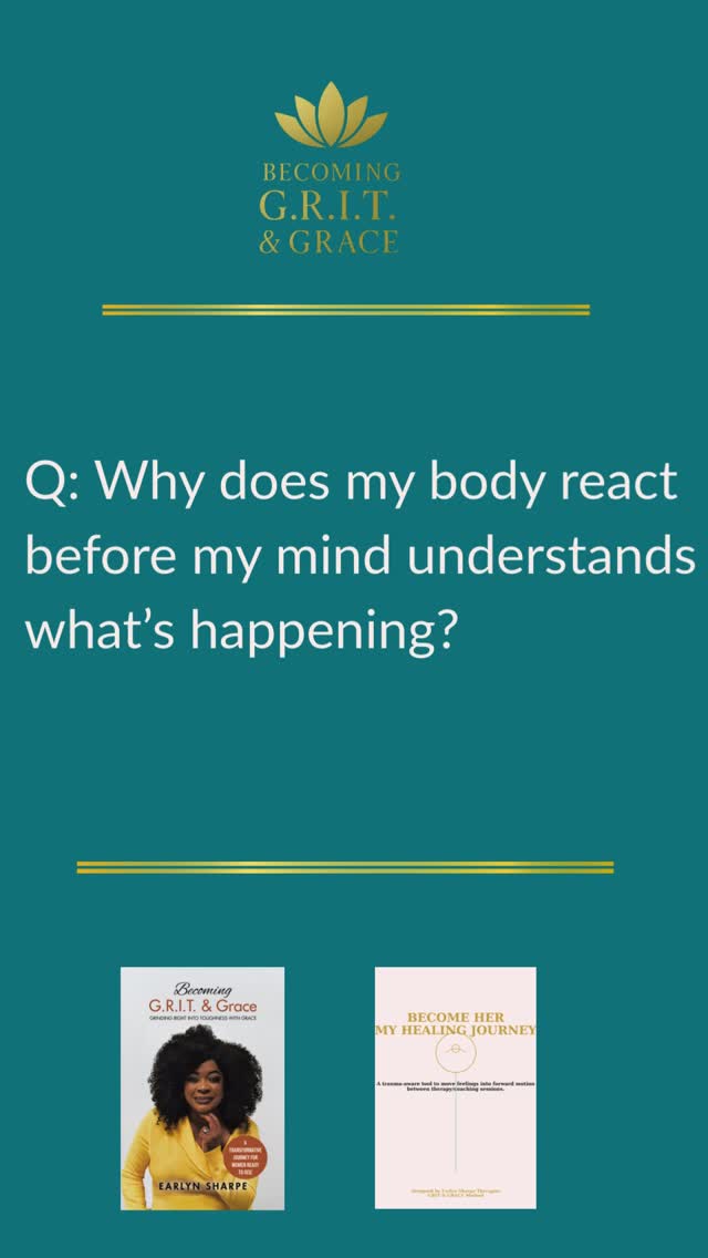Your body reacts before your mind understands… because it’s trying to protect you.
Have you ever noticed that your body reacts before you even have time to think?
Your heart races.
Your chest tightens.
You feel anxious… or overwhelmed… instantly.
And then your mind tries to catch up.
That’s not random.
That’s your nervous system.
Your body is constantly scanning for:
– safety
– threat
– familiarity
And when something feels off — even slightly —
it reacts automatically.
Not because something is wrong right now…
But because something feels familiar to your past.
That’s why you can:
– overreact in small moments
– feel triggered without understanding why
– or shut down before you can explain it
Your body is responding faster than your thoughts.
And if you don’t understand that,
you’ll think:
“Why am I like this?”
Instead of asking:
“What is my body trying to protect me from?”
Emotional regulation is not about stopping the reaction.
It’s about:
– recognizing it
– pausing
– and choosing what you do next
Because once you understand your body…
You stop reacting automatically.
And you start responding intentionally.
If this resonates, you can start with a consultation or explore therapy coaching with me. Link in bio.
#nervoussystem #emotionalregulation #mentalhealth #selfawareness #anxiety #healing
“Your body reacts first. Your mind explains it after.”