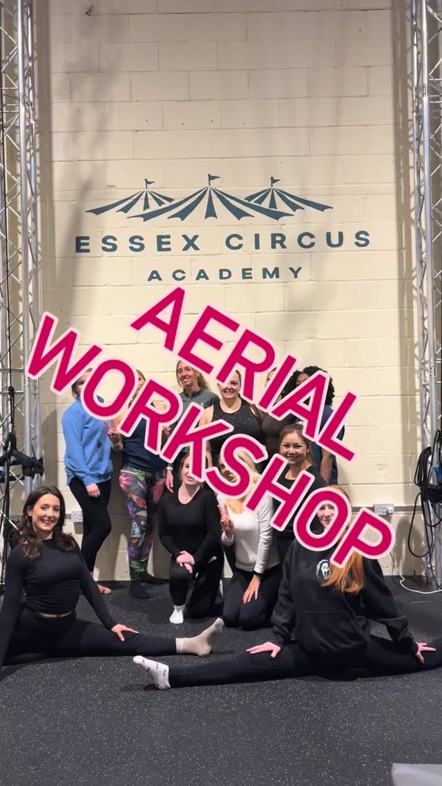 Wha a fabulous morning we had @essex.circus.academy with the girls from @essex_polefitness attending an aerial workshop!! Absolutely smashed it!!! 🫶 thank you!! 🤩