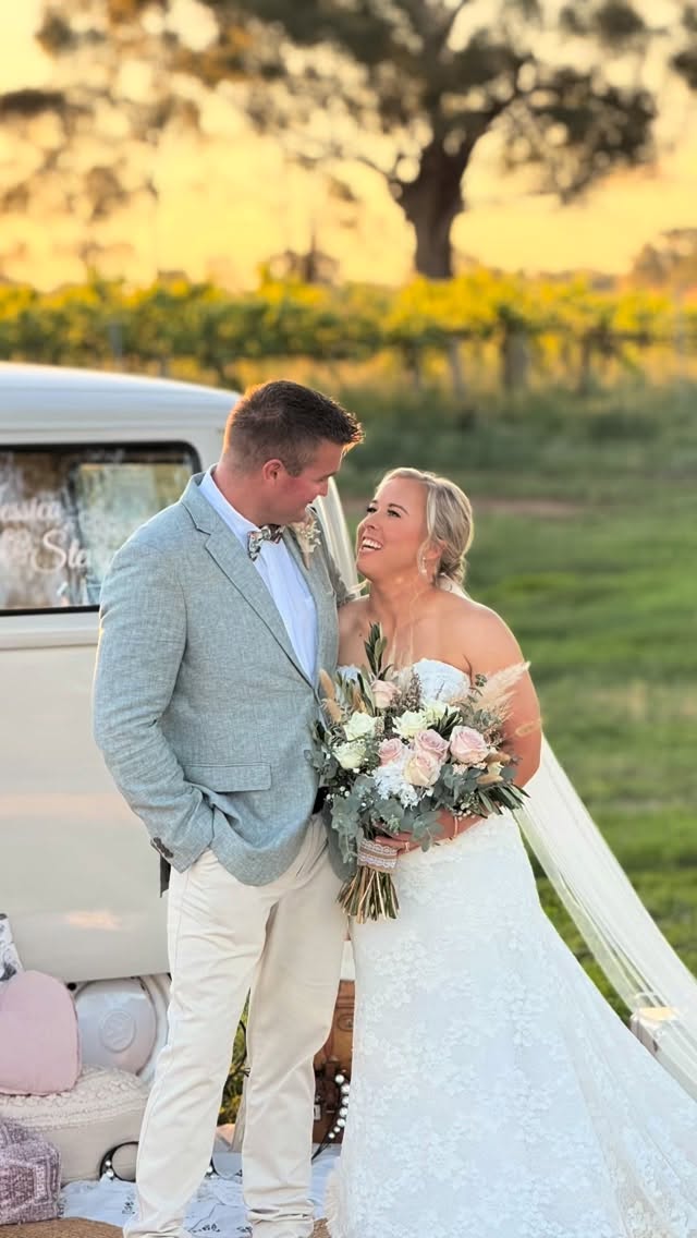There’s a lot to fit in this little wedding snippet for the wedding of Jessica & Steven.
The wedding was ceremony was at an idyllic location between the vines, the reception was styled perfectly at @johngehrigwines and we set up the kombi under the large gum tree.
The bride and groom were just awesome together, so friendly and fun which extended to the wedding party.
Thank you Jess @ Steve! We wish you both all the love in the world.
#kombiwedding #bohowedding #rutherglen