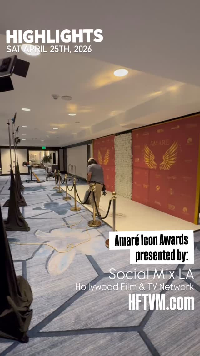 Amaré Magazine’s Icon Awards presented by @socialmixlosangeles and the Hollywood Film & Television Network on Saturday April 25th 2026 inside the iconic @sofitellosangeles | #socialmixla #socialmixlosangeles #smla #hftvn #hftvmixer