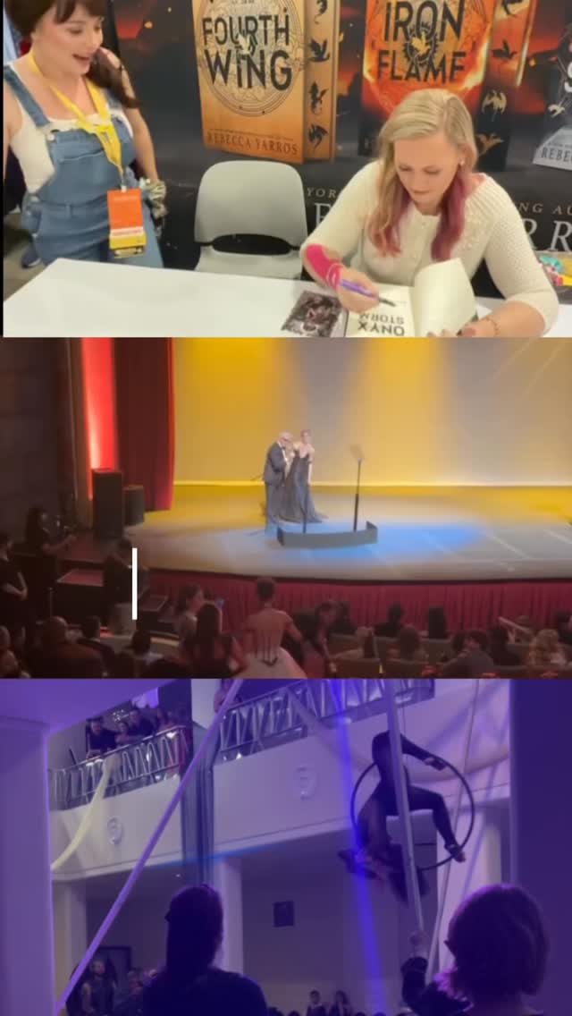 3 events…3 time zones…1 weekend. This past weekend was monumental for the Romantasy Illustrated Team and we are so thankful and excited for what’s to come!
Events:
@apollycon
@batonrougefantasyball
@verticaldramalove
ApollyCon Video Credit:
@meganjaneart
@morri.day
#romantasyillustrated #romantasy #dreambigger #bookstagram #bookevents