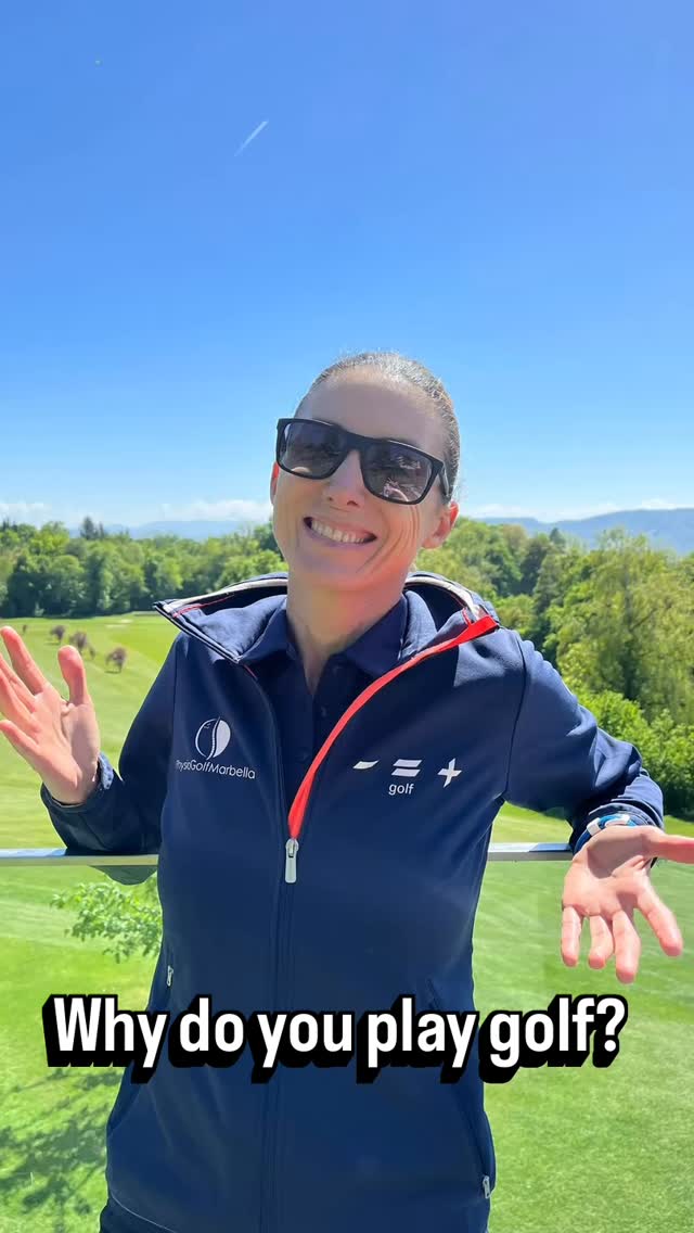 WHY DO YOU PLAY GOLF ? ⛳️ …good question ! Golf is also a way to escape to your daily routine and refresh your mind. Our Ambassador Chiara Cantone @physiogolfmarbella will explain you more ! Follow us and we keep you posted…. #golf golf #golfaddict #golfing #golfers #golflife