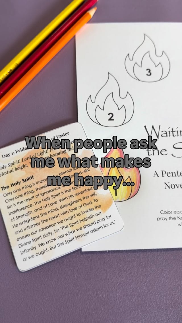 When people ask what makes me happy.
#homeschoolresources #catholichomeschool #teacherspayteachers #catholicparenting #catholicmom