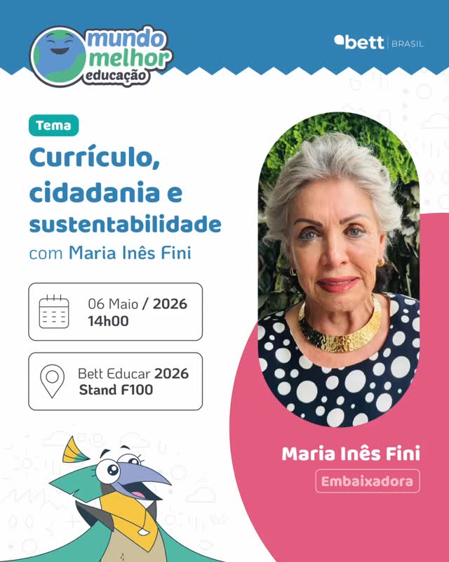 🌱 O futuro da educação já começou — e ele é socioambiental.
Se você é diretor(a) ou educador(a) comprometido com uma formação mais completa, conectada com o mundo real e alinhada às novas demandas da educação brasileira, precisa conhecer o que estamos construindo.
A Mundo Melhor Educação estará presente na Bett Educcar — o principal ponto de encontro da inovação educacional no país — apresentando um programa que vai além do conteúdo:
👉 Integramos os ODS da ONU à BNCC de forma transversal, prática e transformadora
👉 Utilizamos metodologias ativas, lúdicas e maker, conectadas à realidade dos alunos
👉 Formamos agentes multiplicadores de atitudes sustentáveis, dentro e fora da escola
Mais do que ensinar, estamos criando um novo pilar educacional: a educação socioambiental aplicada à vida real. A Inovação está na integração das habilidades : Sustentabilidade + Socioemocional + Maker
🎤 E tem mais:
Você é nosso convidado especial para uma palestra imperdível com Maria Inês Fini — uma das maiores referências em educação do Brasil.
📌 Tema: CURRÍCULO, CIDADANIA E SUSTENTABILIDADE
Uma oportunidade única de ouvir, aprender e refletir com quem ajudou a transformar a avaliação educacional no país e agora valida pedagogicamente essa nova abordagem.
📍 Nos encontre na Bett Educcar
Venha viver essa experiência, conhecer o programa e entender como sua escola pode dar um salto em inovação, propósito e impacto.
🚀 Educar para o futuro é educar para a vida.
#Educação #InovaçãoEducacional #Sustentabilidade #BNCC #ODS EducaçãoSocioambiental BettEduccar MetodologiasAtivas Maker FuturoDaEducação