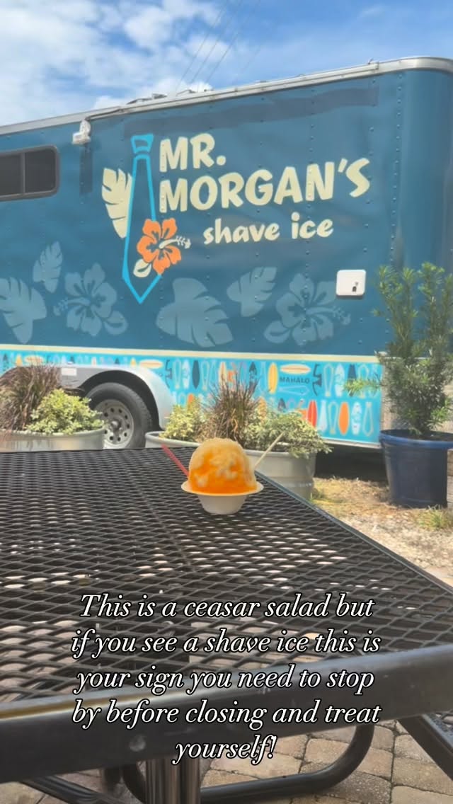 Happy Friday!! Open from 1-8pm! Stop by and treat yourself 🤙
.
.
.
.
.
.
#Shaveice #theblvd #mrmorgansshaveice #dessert #dessertfoodtruck #snowcone #shavedice #dessertsofinstagram #904eats #downtownstaugustine #mojostacos #anastasiaisland #904foodtrucks #staugustine #staugustinebeach #eatlocal #igersstaugustine #igersjax #igersjaxbeach #igersstaugustinebeach