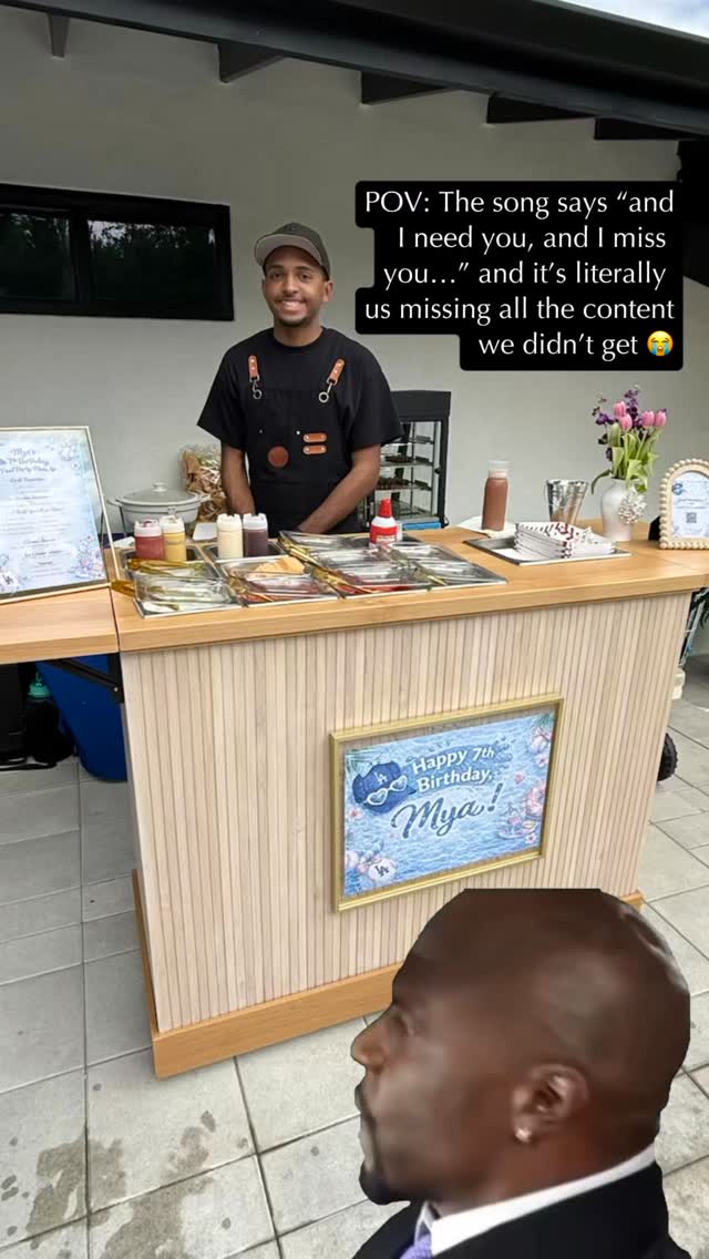 POV: The song says “and I need you, and I miss you…” and it’s literally us missing all the content we didn’t get 😭
We showed up, built a fully custom cart, served all afternoon… and forgot to hit record until the very end
Because apparently we were too busy making everything look good and taste even better
Shoutout to Isaiah for saving the evidence 😂
Next time we’ll remember… maybe
#SaborHood #EventVibes #CharcuterieCart #LAEvents #PartyAesthetic