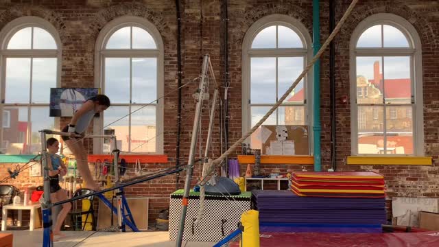 Sneak peek of our #usaigc Diamonds shining during Friday practice 💖 #flipoutproductions #gymnastics #philly #fishtown