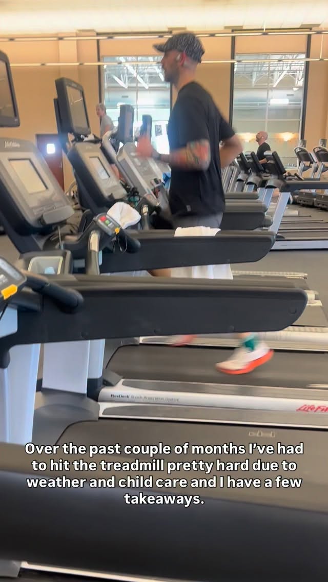 Over the past couple of months I’ve had to hit the treadmill pretty hard due to weather and child care and I have a few takeaways.
1: Running on the treadmill does not equate to running on the road. I don’t think this is groundbreaking information but running a 6:00 min mile on a treadmill does not equate to a 6:00 min mile on the road. Expecting to hit the same paces on workouts or worse yet , races is foolish.
2: running watches seem to over estimate your pace, likely because the belt pulling backward tends to increase your cadence artificially. Making your form seem better and tricking the watch into making it seem like you are running faster.
3: Treadmills are reportedly easier on joints, which I feel is true. When you do go back to the road your joints will not have the same “endurance” as if you had been running only on the road. Training remodels your legs to be more durable but if the stimuli ( road vs treadmill) is weaker you will have weaker adaptations. Possibly leading to injury when you switch from treadmill to road and expect to run the same pace/distance.
The treadmill is a great tool to help maintain and improve running fitness but at the end of the day if you aren’t hitting the road regularly don’t expect to transition the same pace and durability from the treadmill to the road…
Tips: If the target pace feels too easy on the treadmill consider adding 1% incline. Previous research had recommended this to make effort match outdoor track efforts. While this has been generally debunked an incline will certainly increase effort. Secondly you could consider dialing in your pace by using rate of perceived effort 1-10 and adjusting depending on your workout easy 1-3 moderate 4-6 and hard 7-10. It is possible to get race ready entirely on the treadmill as evidenced by some elite times with training done entirely on treadmill but this is likely the exception and not the rule.
Jones AM, Doust JH. A 1% treadmill grade most accurately reflects the energetic cost of outdoor running. J Sports Sci. 1996 Aug;14(4):321-7. doi: 10.1080/02640419608727717. PMID: 8887211.
#running #getfit #training #marathontraining #marathon