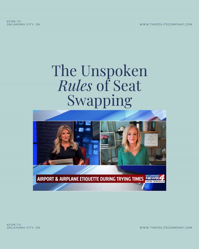 Today I’m sharing a clip and a story.
Years ago, my friend, my son, and I were flying to Colorado for a ski trip. Somehow, I managed to book seats for my friend and me together, while my son was several rows away.
I went back and forth. Do I ask someone to switch, or let him sit with strangers since I didn’t book seats together? He was a very mature 12-year-old, so I let him stay put.
When we landed, he came off smiling and told me he had the best time. He talked the whole flight with the woman next to him. Mom was not needed.
Now he’s flying across the country for golf tournaments, and somehow he manages just fine without me a few rows back.
Funny how that works.
#ThePoliteCompany