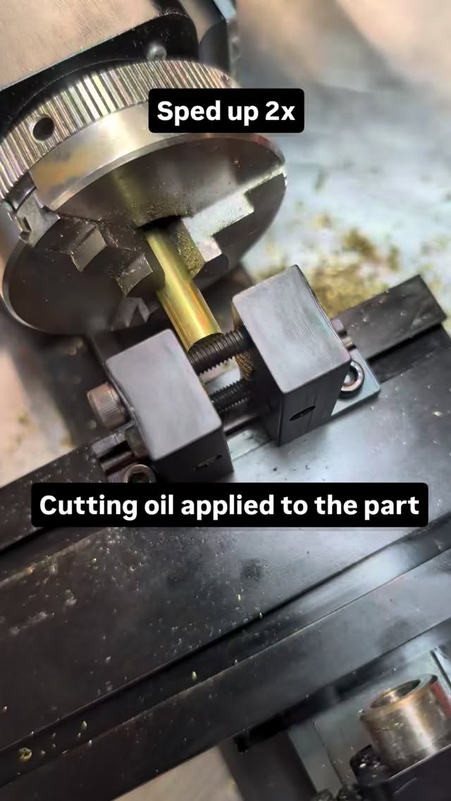Testing out the knurling tool on some brass today.
Still dialing in the settings for that perfect diamond grip, but we’re getting there! Any tips for a cleaner knurl? Drop them below.
#machining #lathe #brass #knurling #shoplife