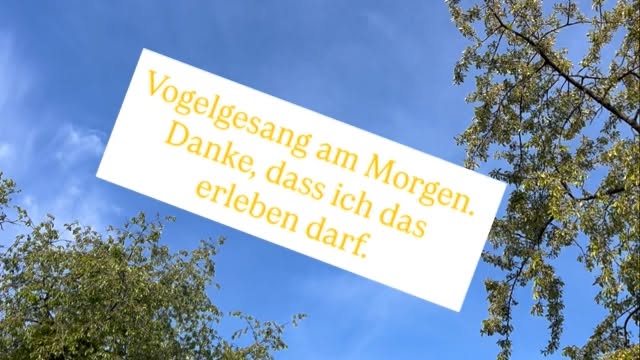 Es gibt diese kleinen Momente im Alltag, die einfach dankbar machen, dass man hier und jetzt in diesem Leben ist. #imhierundjetzt #vogelgesang #taunus
