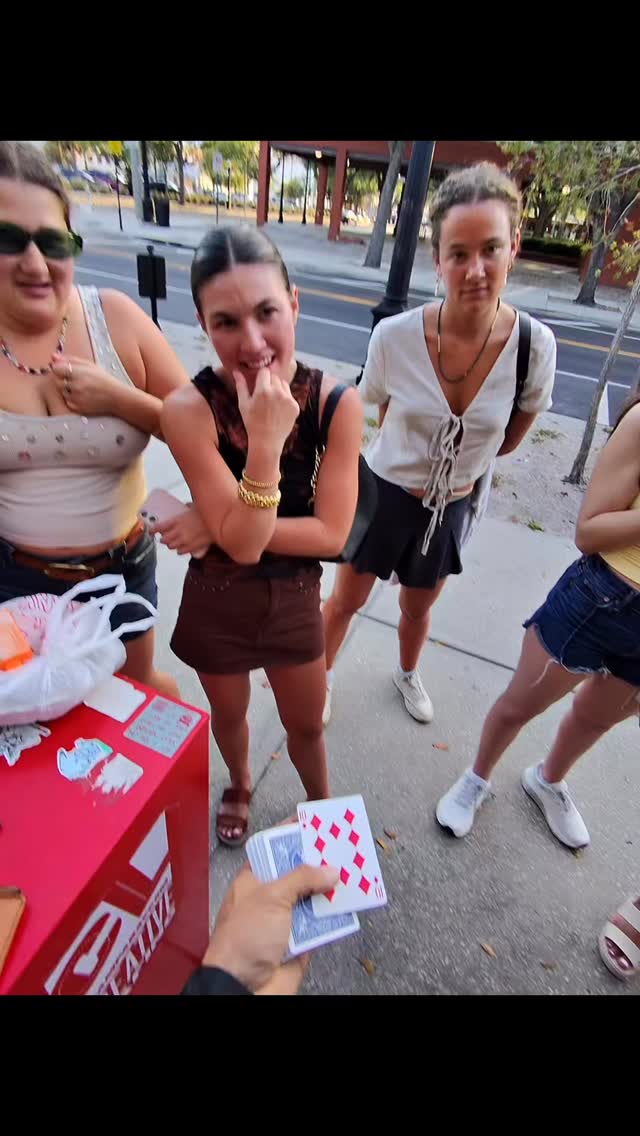 Magic in the streets. Look me up. www.magicbyorlando.com #magic #magician #tampa #ybor #magicbyorlando