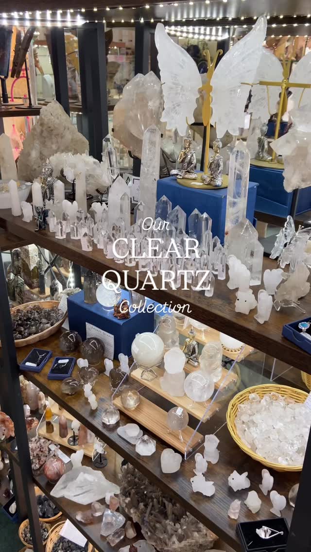 A little look at our Clear Quartz collection, including new arrivals ✨💎🌙
A crystal associated with personal power and positivity
For more information or to purchase any of the items shown give us a message or comment down below
.
.
.
#crystalshopuk #clearquartz #crystalmagic