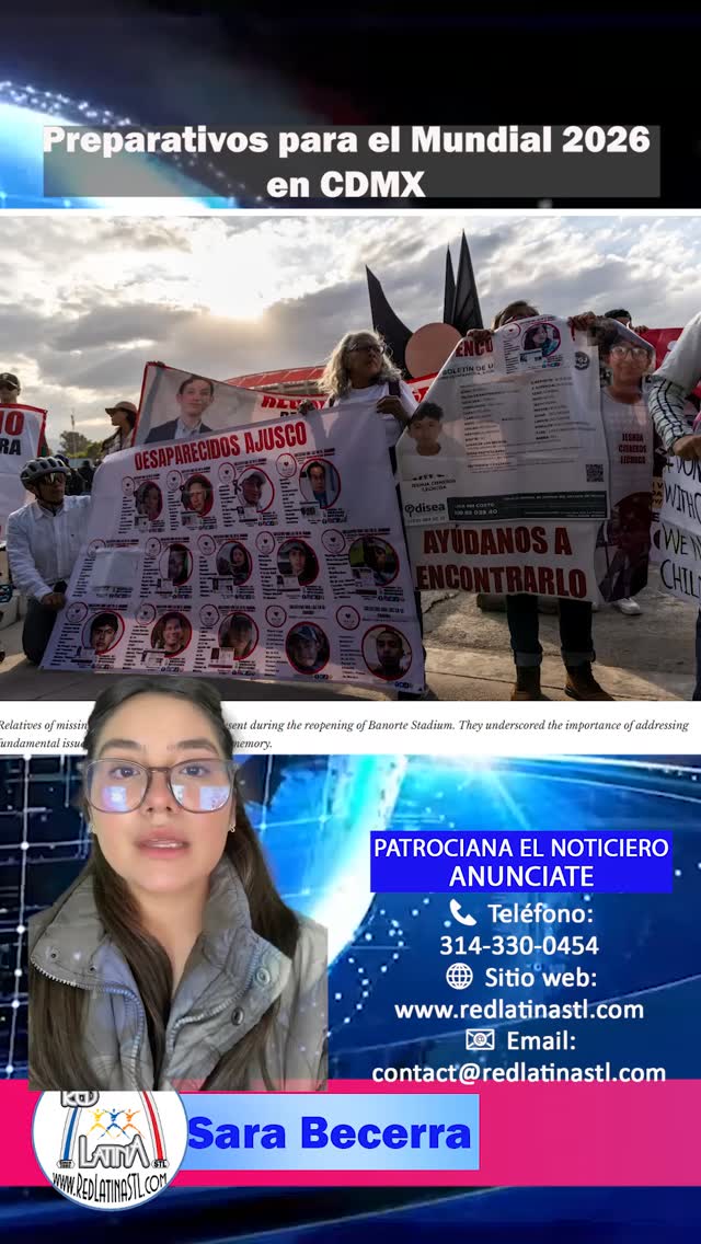 Preparativos para el Mundial 2026 en CDMX
Obras cerca del Estadio Azteca impulsan desarrollo, pero generan desplazamiento y tensiones sociales.
Sin embargo, detrás de la modernización, residentes, comerciantes y trabajadores informales enfrentan pérdidas económicas, desplazamientos y creciente incertidumbre. Mientras el gobierno promueve una imagen de progreso y seguridad, en las calles se viven protestas y tensiones sociales que reflejan el impacto real del evento en la comunidad local.
#StLouis #Noticias #Comunidad #Salud #Economia #Seguridad #Actualidad #EstadosUnidos #NoticiasLocales #RedLatinaSTL #RedLatinaInforma #SeguimosCreciendo #LatinNetwork