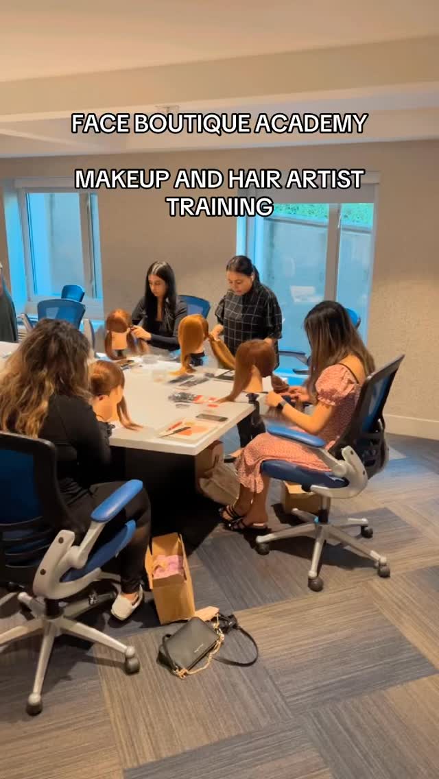 🧿𝐌𝐀𝐊𝐄𝐔𝐏 𝐀𝐑𝐓 𝐀𝐍𝐃 𝐇𝐀𝐈𝐑 𝐃𝐄𝐒𝐈𝐆𝐍 TRAINING - 2026 🌟
(See @face.boutique.academy for students page)
📅 Dates: See post for your city
⏰ Time: 12-5 PM
📍 Location: TBD
💰 Investment: $2299
(
!
✨𝐈𝐧𝐜𝐥𝐮𝐝𝐞𝐬 𝐜𝐞𝐫𝐭𝐢𝐟𝐢𝐜𝐚𝐭𝐢𝐨𝐧
✨𝐈𝐧𝐜𝐥𝐮𝐝𝐞𝐬 - 𝐟𝐮𝐥𝐥 𝐬𝐢𝐳𝐞 𝐦𝐚𝐤𝐞𝐮𝐩 𝐚𝐧𝐝 𝐡𝐚𝐢𝐫 𝐤𝐢𝐭
🌟COURSE DESCRIPTION
𝐇𝐚𝐢𝐫 𝐜𝐨𝐮𝐫𝐬𝐞:
✨Review Course Outline, Pre-Plan Model and Props for ✨Portfolio Shoot
✨Hair Anatomy
✨Hair Classication and Textures
✨Products and Tool knowledge
✨Sectioning and Backcombing
✨Curling, Pinning and
Setting
✨Pin Curls (updo) and
✨Volume Hair - Hollywood waves
✨Classic Updos
✨Braiding Techniques
✨Bridal Buns with padding and Rolls
✨Bridal Veils and Hair Jewels placement
✨Portfolio Shoot – Complete two looks
🌟𝐌𝐚𝐤𝐞𝐮𝐩 𝐜𝐨𝐮𝐫𝐬𝐞:
- Model required
✨Skin Anatomy
✨Face Shapes/ Eye Shapes / Colour placement
✨Skin Care
✨Skin Prep
✨Perfecting the Canvas (concealing / foundation) ✨Contour/Highlighting (soft & camera ready / powders & creams) ✨Eyebrows – filling in and shaping with products
✨Long lasting lips & ombre lips ✨Lashes – application
✨Brush Care
✨Product Care/keeping your makeup clean/Expiry dates ✨Product Knowledge –
our favourite products list
✨Kit organization tips
Eyes:
1. TraditionalSmokey
3. Daytimelooks/browns
4. Natural looks
5. Bridal makeup Full glam
6. Glitter eye makeup
𝐓𝐢𝐩𝐬 𝐨𝐧 𝐭𝐡𝐞 𝐛𝐮𝐬𝐢𝐧𝐞𝐬𝐬 𝐬𝐢𝐝𝐞 𝐨𝐟 𝐭𝐡𝐢𝐧𝐠𝐬:
1. Setting rates
2.. Contracts&deposits
3. Consultations&trials
4. Social media & Online presence
5. Best lighting for photoshoot and editing techniques With 2 professional pictures of your model!
Seats are limited! BOOK NOW AND SAVE YOUR SPOT! DM
🎉ALSO INCLUDED FOR FREE-
Lifetime support, Member of our academy page, networking, marketing skills, monthly business growth information, 24/7 insta