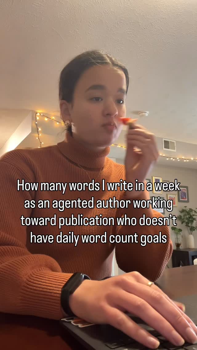 ✨ Grand Total ✨
9,585 words
Written between April 13 and April 19
This is a snapshot of what we writers are doing behind the scenes of your favorite books every week
Wish me luck getting to the end of this draft!
Hi, I’m Megan! I’m an agented author on submission with my YA fake dating romance that explores if love and ambition can coexist. I love chatting about books, so nice to meet ya! 📚
#booktok #writertok #amwriting #authorofinstagram #writingabook write with me, what I write in a day, day in the life of an author, bookstagram