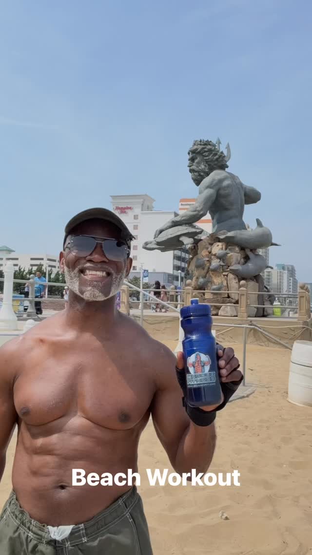 #fitness #workout #fyp #beach #virginia www.50andFit.org