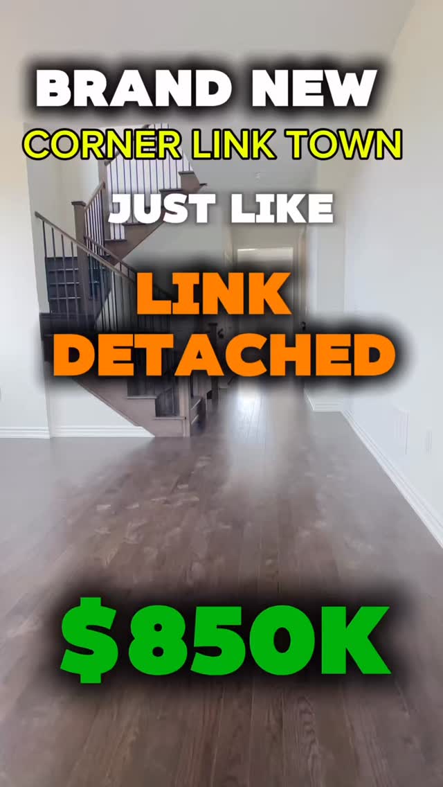 End-unit linked homes in Brampton 🚨 (feels like a fully detached)
Mayfield & Dixie location
These are only attached by the garage on one side — otherwise separate like a detached home.
What you’re getting:
• 2000+ sq ft
• 3 & 4 Bedroom layouts
• Separate Living, Dining & Family room
• End unit = more privacy + natural light
Big advantage:
• Future potential for basement rental income
Options available:
• Move-in ready
• Move-in soon
This is builder leftover inventory — only 2 units left
And these deals are NOT available to the public.
Perfect for buyers who want a detached feel without paying detached prices.
Call me to secure your unit or comment “BRAMPTON” for details.
Arshdeep Singh
Salesperson at Royal LePage Signature Realty
Call/Text: 416-857-7186
#arshpanesar #tdotpreconca #bramptonrealestate #gtahomes #offmarketdeals