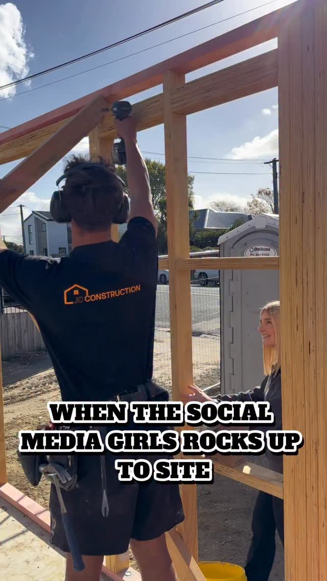 I turn up to site and suddenly everyone is busy.. 🙄 🤣
#jcconstruction #tradielife #chch
