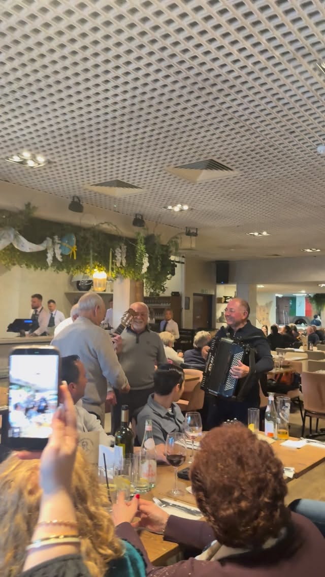 Sunday funday at Nonna’s 😍😍 Join us this Sunday at 4PM for live Sicilian accordion and guitar, bring your friends and family, eat delicious food and let the music take you straight to Sicily!
