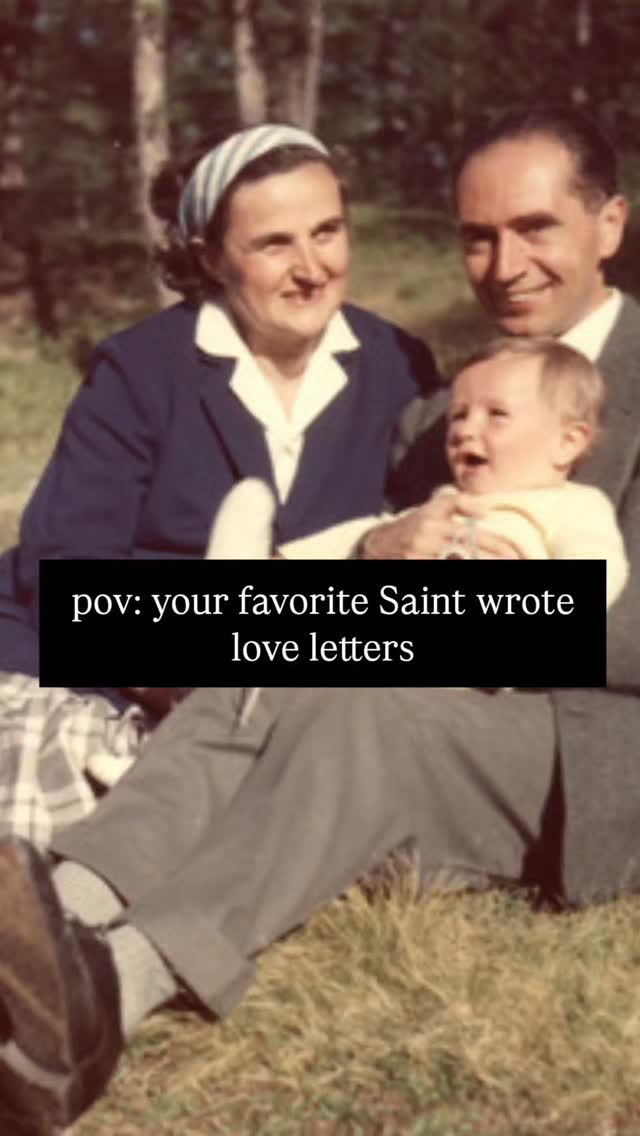 Saint Gianna Molla, an Italian pediatrician who lived in the early 20th century wrote love letters back and forth with her fiance, Pietro, during their engagement.
These are just a few beautiful quotes from the collection of their letters:
Gianna: βDearest Pietro, When I think of our great love, I can't do anything but thank the Lord."
Gianna: "Pietro, how many things I have to learn from you. You are a clear example for me and I thank you. With God's help and blessing we are going to do everything we can to create a new family, a small cenacle where Jesus reigns over our affections, desires and actions. "
Pietro: βA new life is beginning for me: the life of your great (and greatly desired) affection and of your radiant goodness. ... I too want to make you happy and understand you well.β
Pietro: βI already feel that you are the worthy spouse I hoped for and the incomparable mother of the children with whom God will bless us. I pray that the Lord will make me always worthy of you.β
Gianna: "Pietro, will I be able to be the wife and mother you've always wanted? I hope so because you deserve it and I love you too much. I send you a kiss and a hug with all my love.β
Saint Gianna died in 1962 at the age of 39 after a pregnancy complications after she refused abortion so that her unborn child could live π€
St. Gianna Molla, pray for us!
#catholic #love #christian #stgianna #prolife