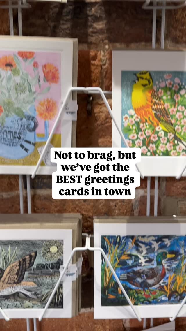 I mean I know we’re biased but how good are our greeting cards?
You’ll find cards by established artists, local printmakers, and by our resident artists.
Cards that linger a little longer on the mantle, cards that become favourites, cards that go in the drawer because they cant bear to part with them!
You’ll find us in Wimborne - off stone lane, down Knobcrook Road. There’s a pay and display car park right next door.
Free entry
Dogs welcome!
Wheelchair friendly
Cafe in the courtyard @littlepickleatthemill
Opening hours
Wednesday to Saturday: 10am - 5pm
Sunday: 11am - 4pm
(Closed to the public Mondays and Tuesdays)
#walfordmillcrafts #wimborne #walfordmill